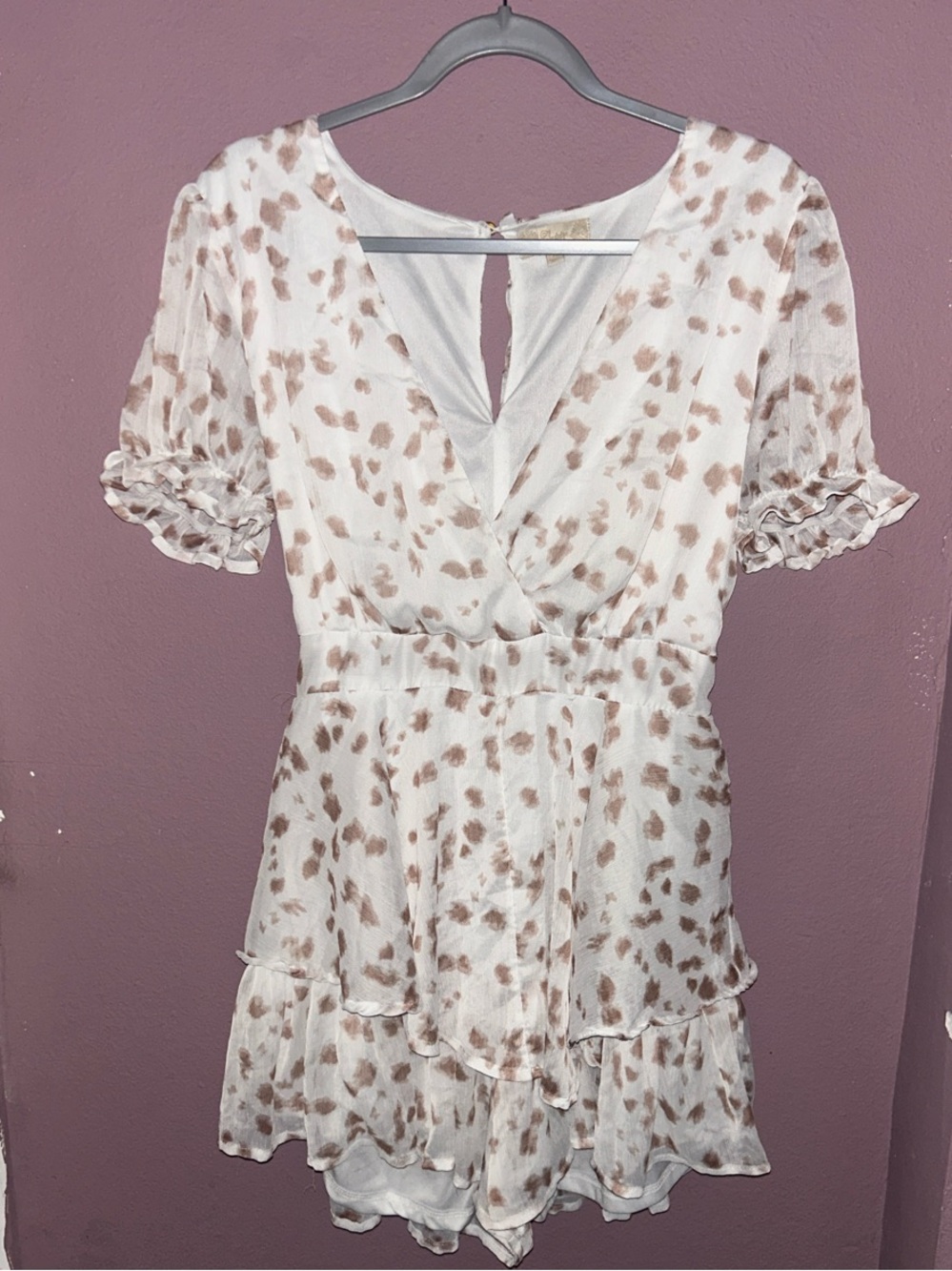 Women's Ruffle Romper - Picture 3 of 5